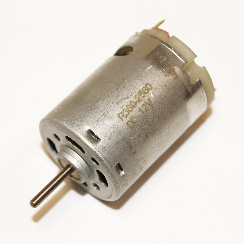 Двигатель 12V (7,2-18V, D/H-28/38мм, D/Lвала-2,3/13мм) 12W RS380-2580 (16800-14400 об/мин) 80194